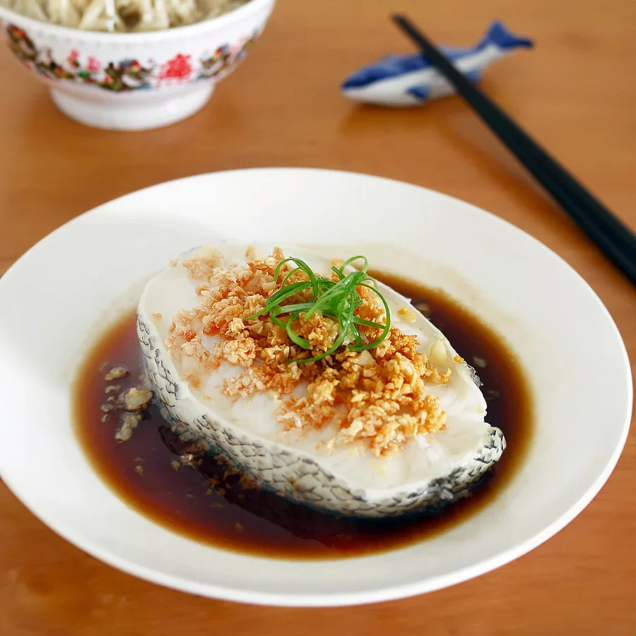 Hong Kong Style Steamed Cod Fish