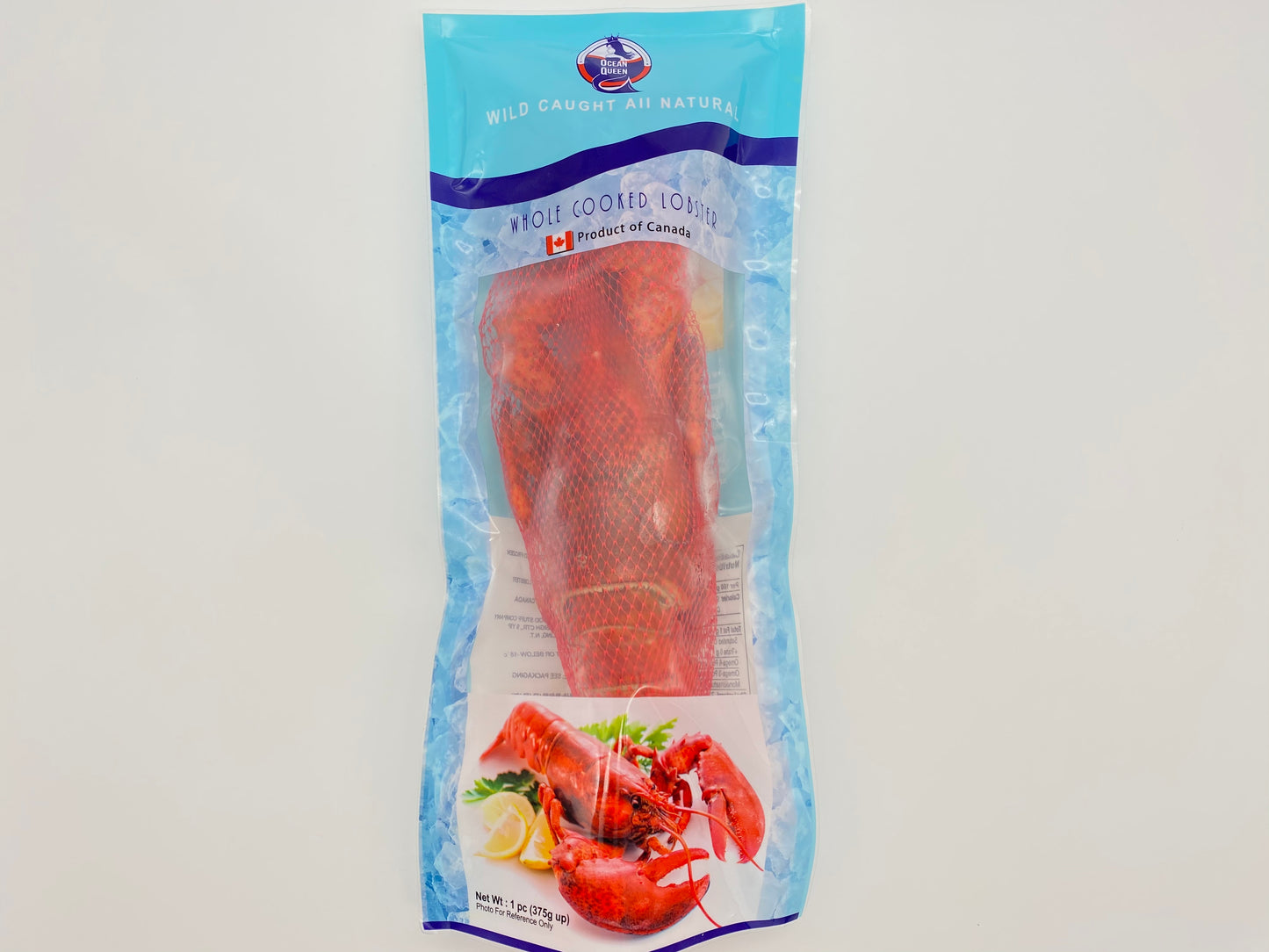 Frozen Canadian Whole Cooked Lobster 350-400g 1 pc