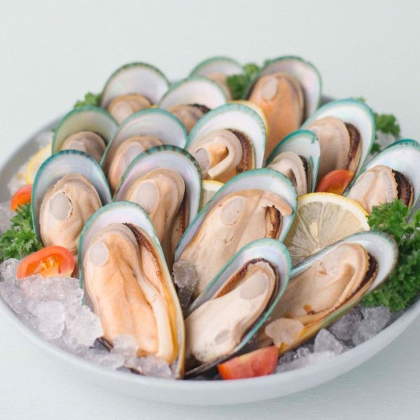 New Zealand Organic Greenshell Mussels size XL