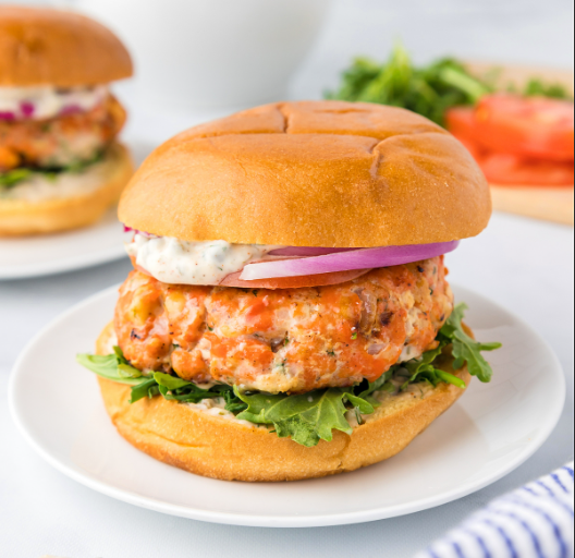 急凍加拿大三文魚漢堡扒 4 x 142克