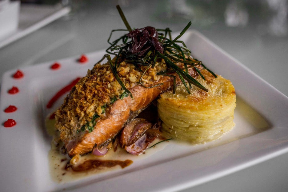 Baked Herb-Crusted Salmon