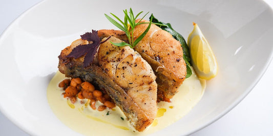 Pan-seared Barramundi Fillet in Lemon Butter Sauce