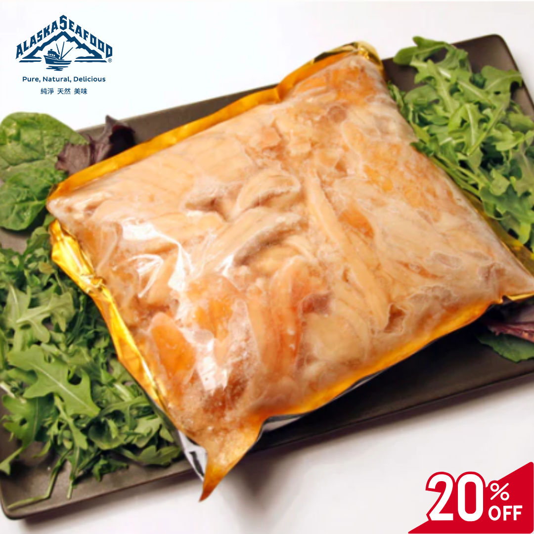 Frozen Alaskan White Sea Cucumber Meat 2 lb