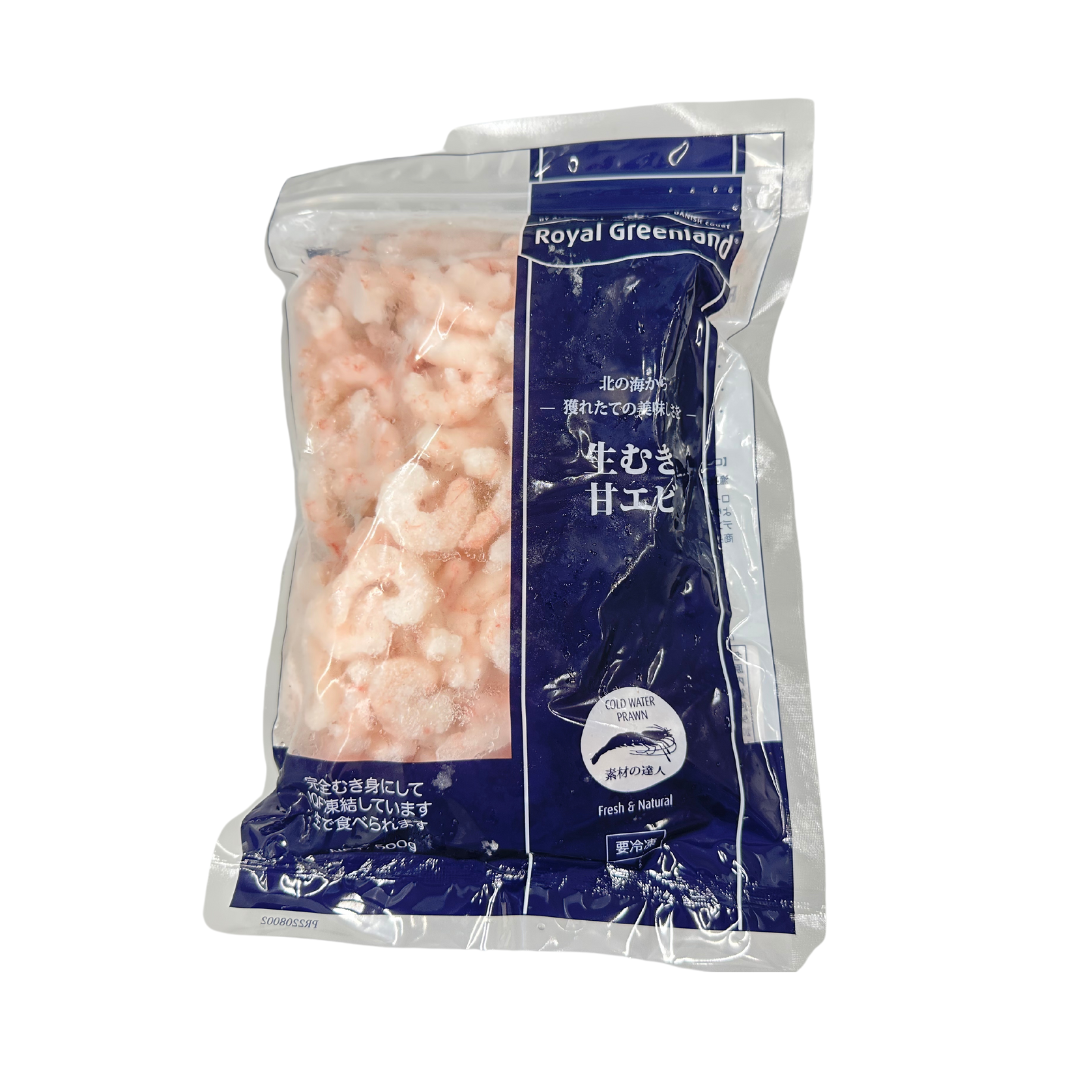 Frozen Raw Peeled Cold Water Prawn 500g