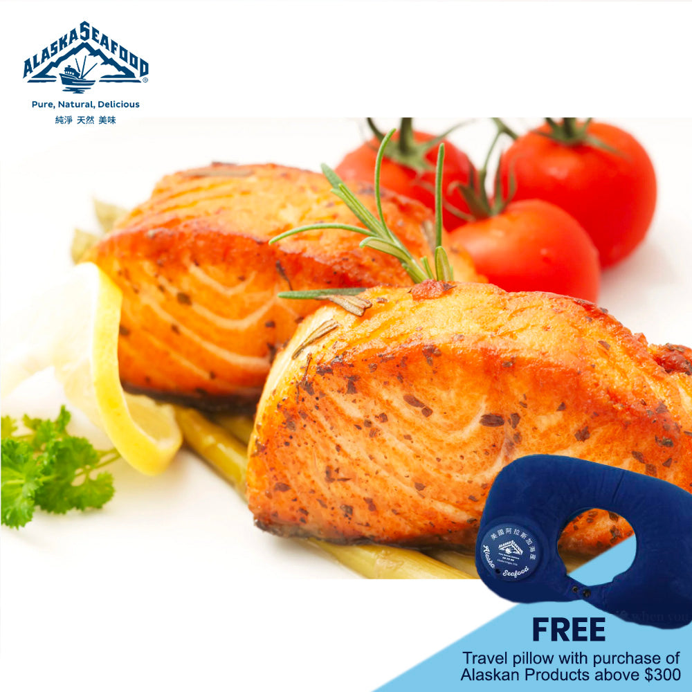 Alaskan Wild Caught King Salmon Portion (6oz)