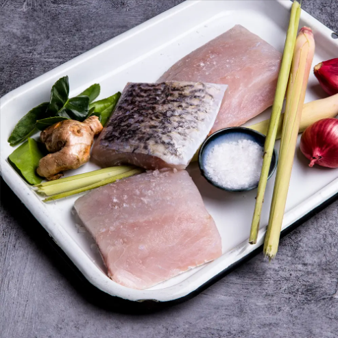 Frozen Better Fish barramundi center cut 170-200g
