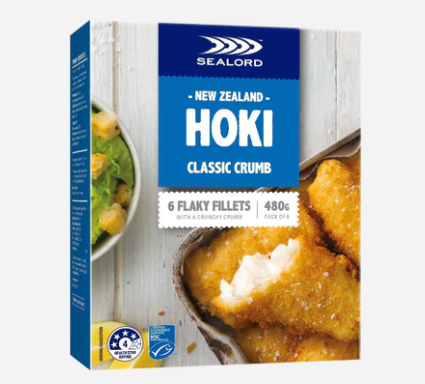 Hoki classic crumb fillet 480g