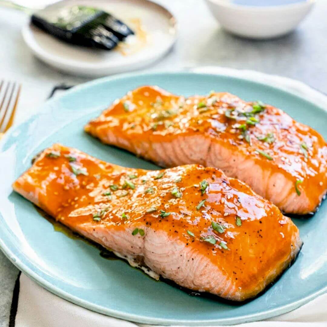 Frozen Norwegian Organic Salmon Portion Center Cut 125g