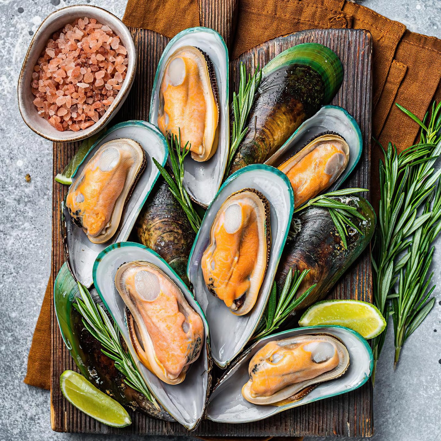 New Zealand Organic Greenshell Mussels size XL