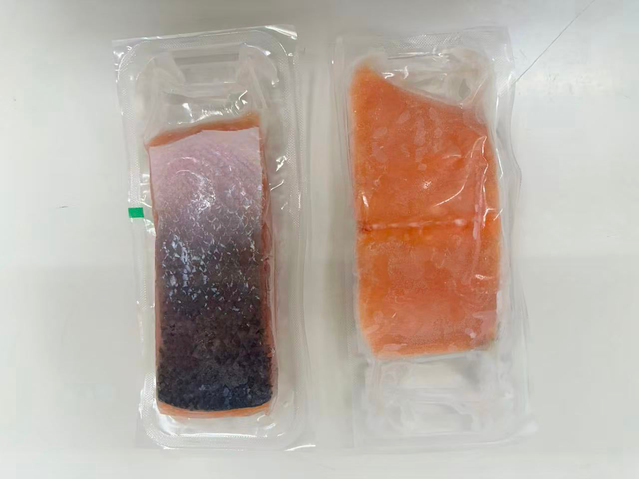 Frozen Norwegian Organic Salmon Portion Center Cut 125g