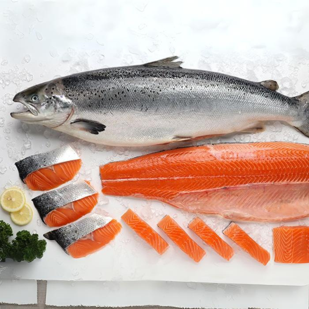 [PRE-ORDER] Fresh Norwegian whole salmon gutted